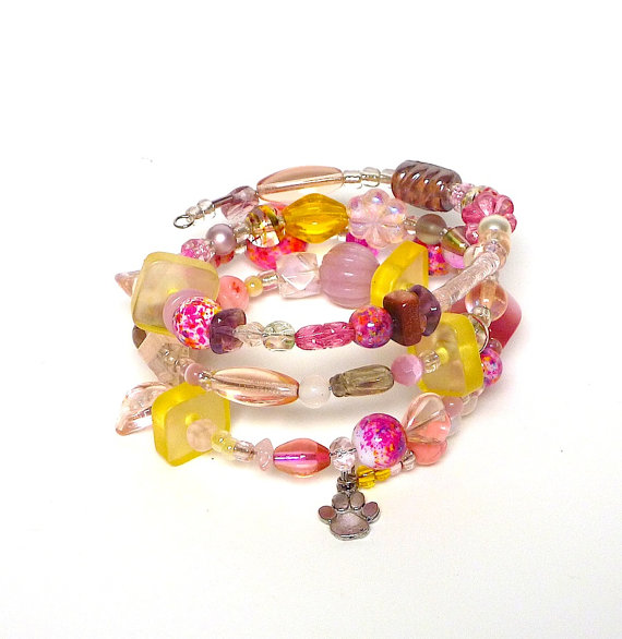 Pretty in pink bracelet